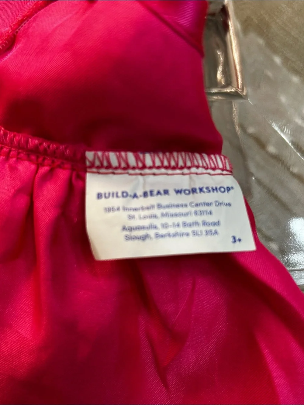 Build-A-Bear Workshop Pink Sequin Tulle Tutu Dress Special Occasion Bear Outfit